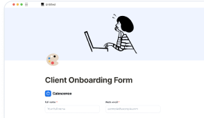 Add forms directly into Notion